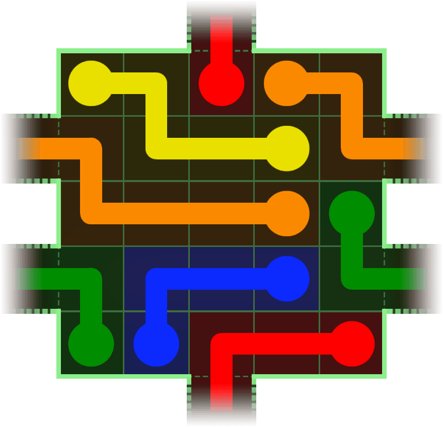 Flow Free Warps 87 Solution
