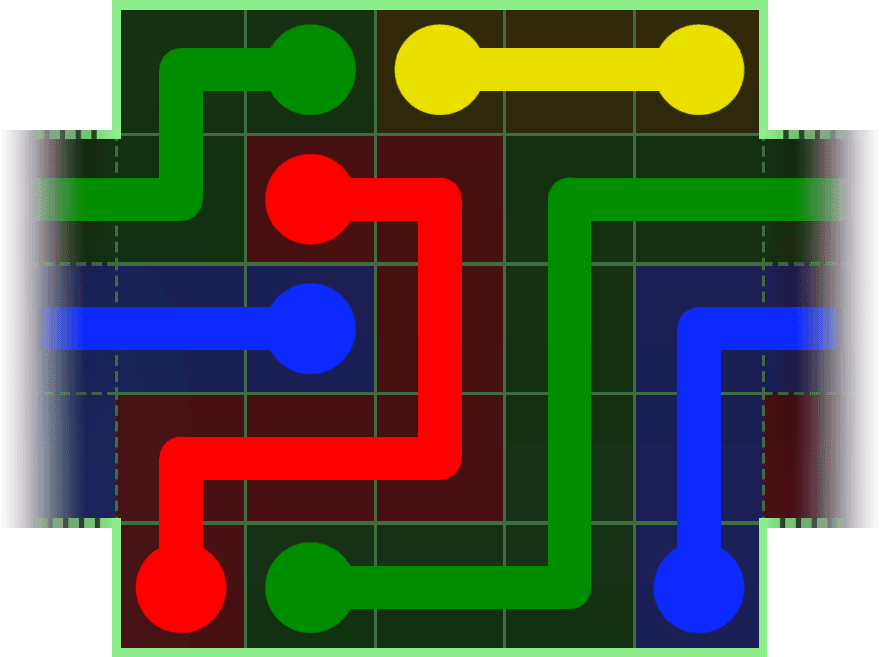 Flow Free Warps 103 Solution