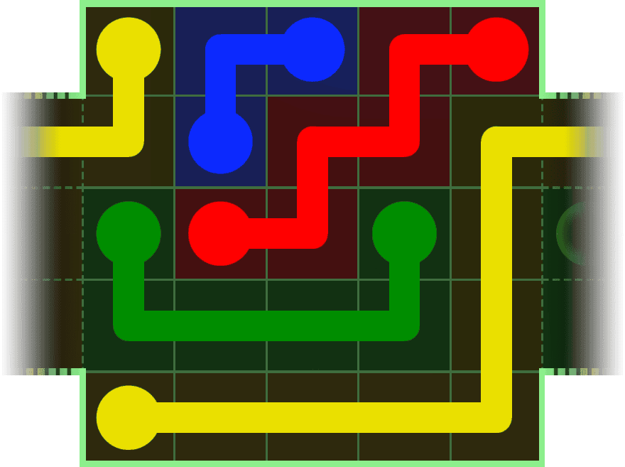 Flow Free Warps 108 Solution