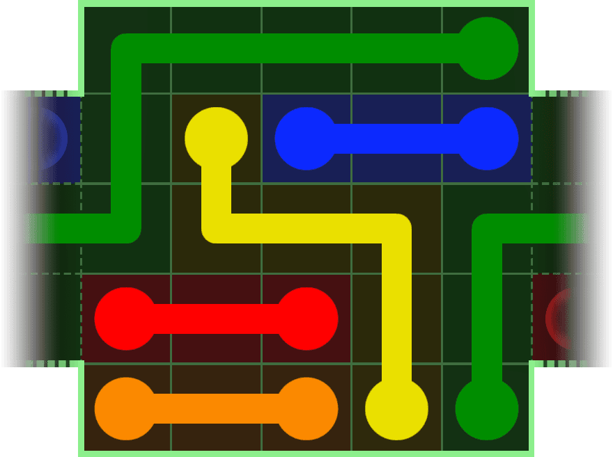 Flow Free Warps 109 Solution
