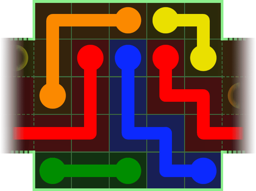 Flow Free Warps 110 Solution