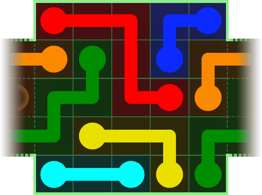 Flow Free Warps 120 Solution