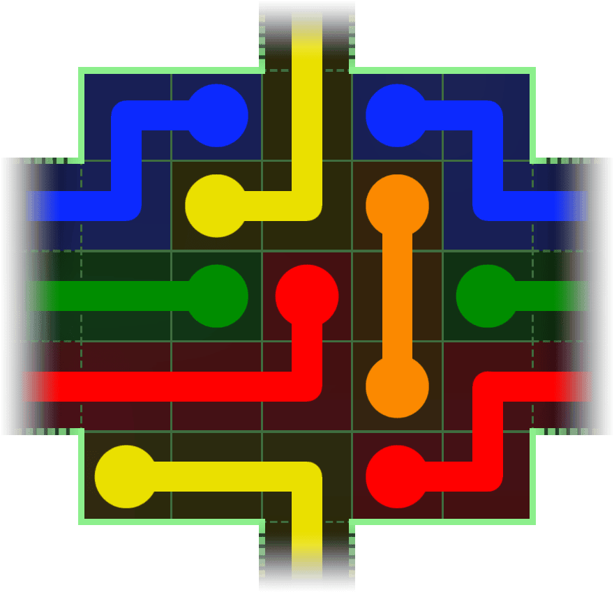 Flow Free Warps 130 Solution