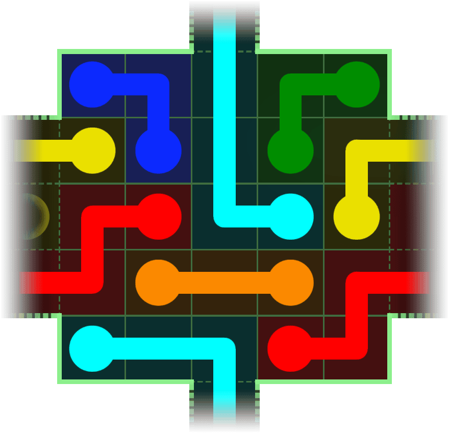 Flow Free Warps 138 Solution