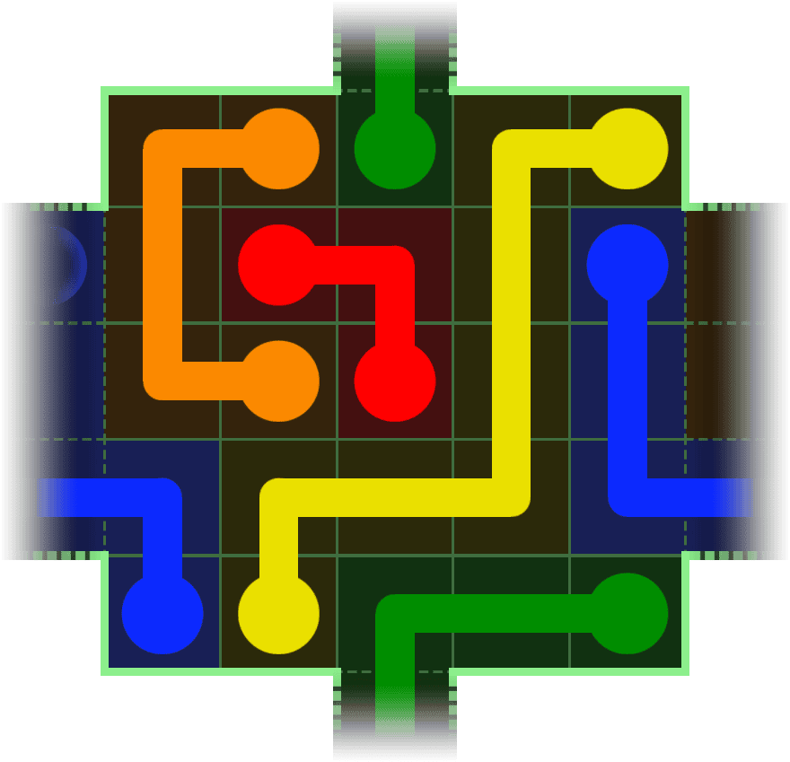 Flow Free Warps 139 Solution