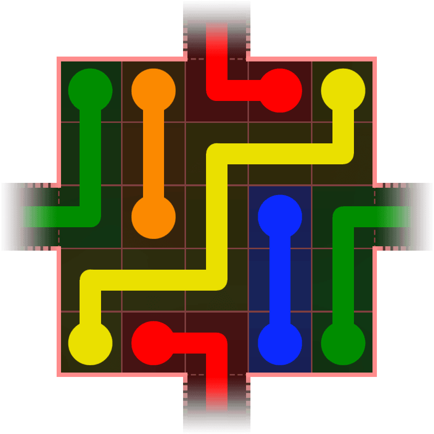 Flow Free Warps 312 Solution