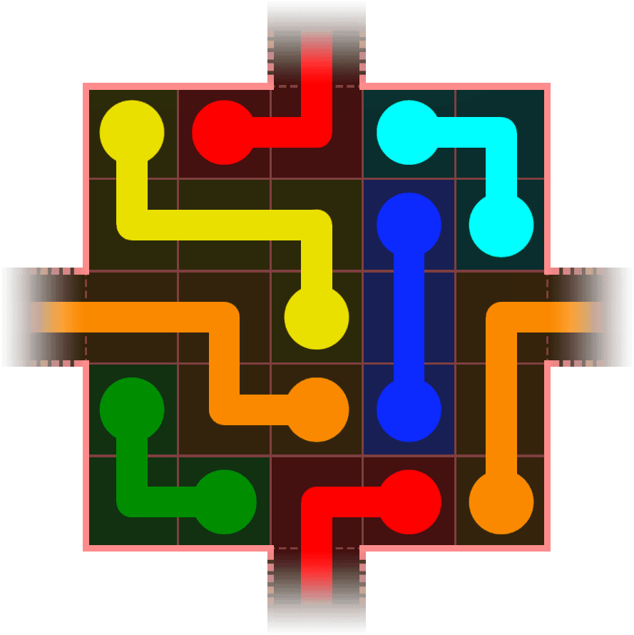 Flow Free Warps 323 Solution