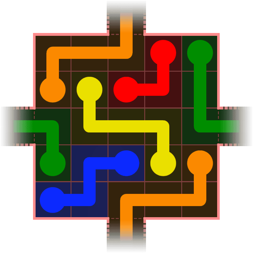 Flow Free Warps 325 Solution