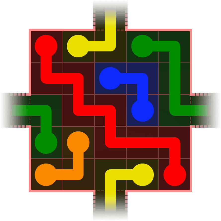 Flow Free Warps 329 Solution