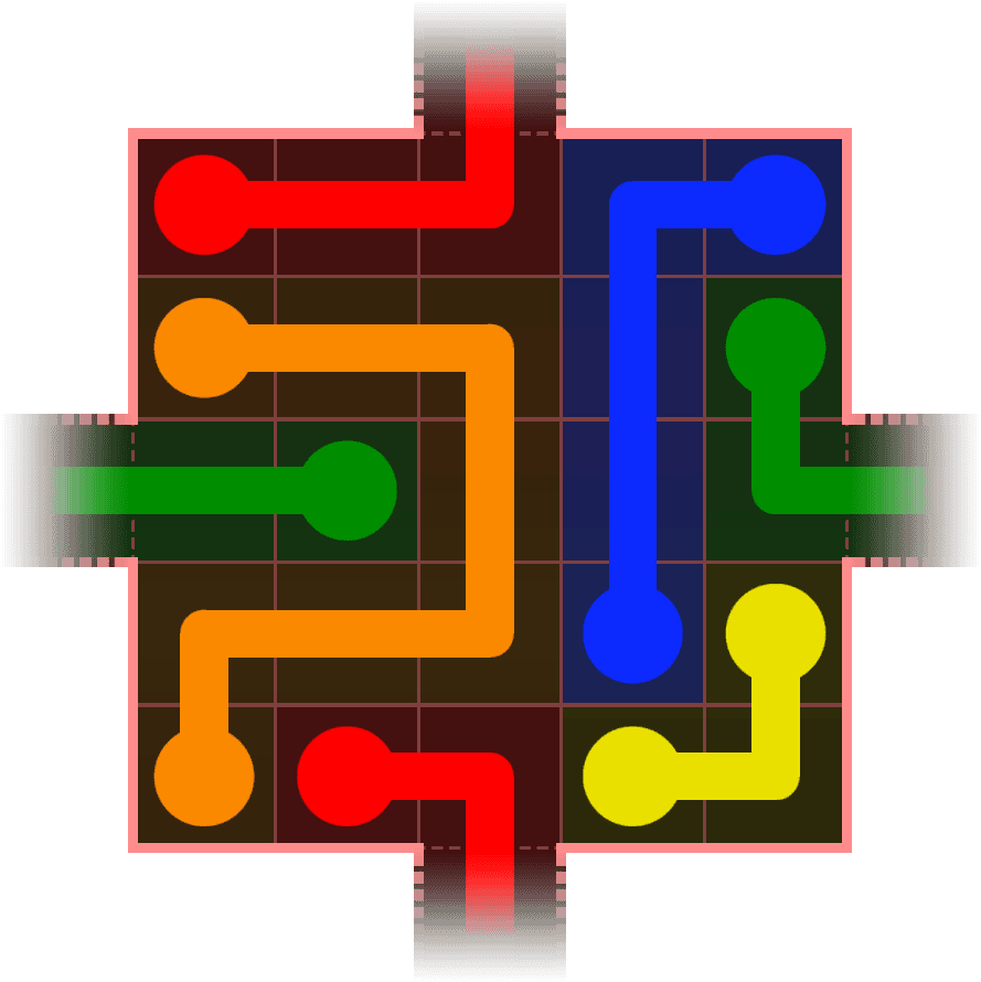 Flow Free Warps 330 Solution