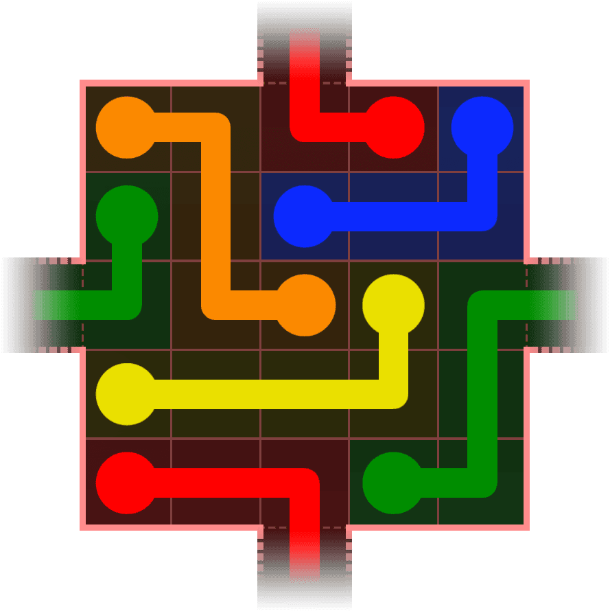 Flow Free Warps 308 Solution