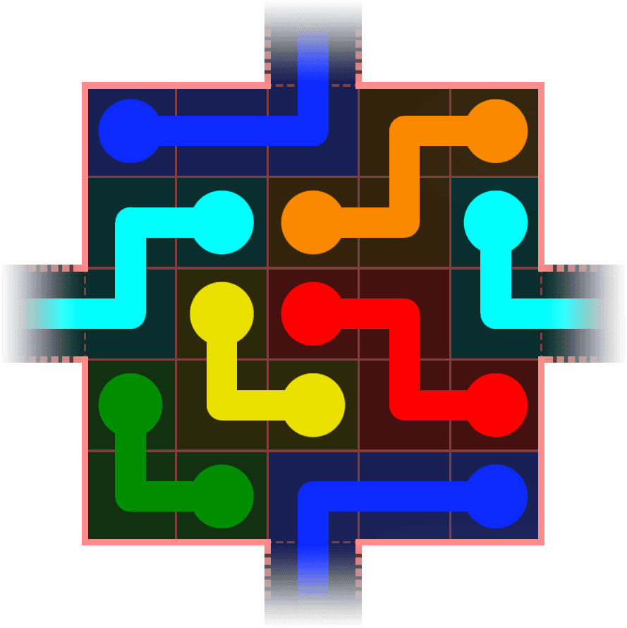 Flow Free Warps 309 Solution