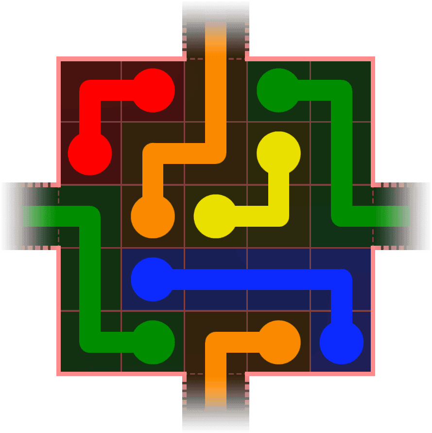 Flow Free Warps 423 Solution