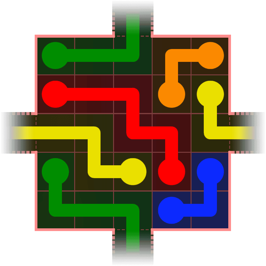 Flow Free Warps 426 Solution