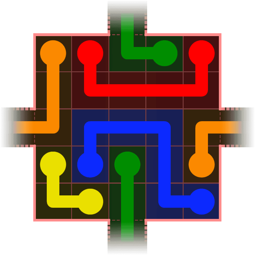 Flow Free Warps 436 Solution