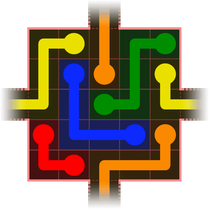 Flow Free Warps 437 Solution