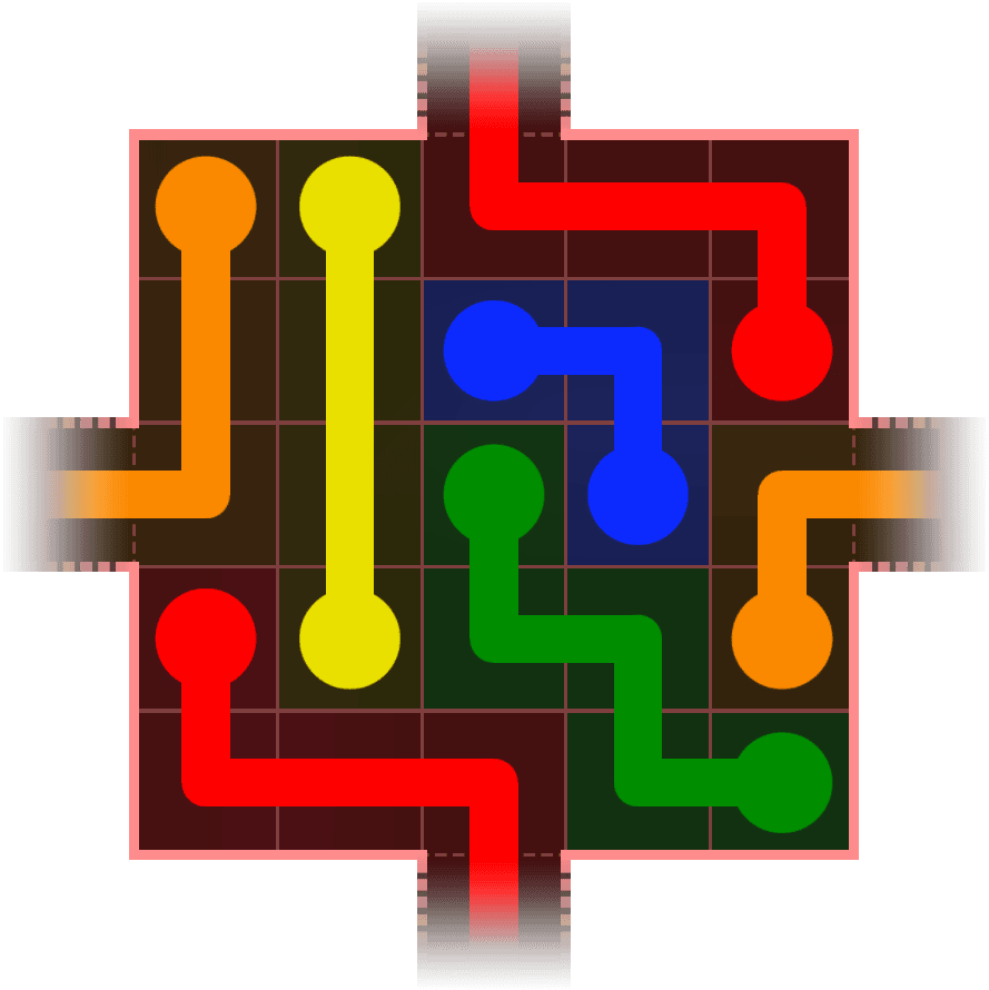 Flow Free Warps 441 Solution