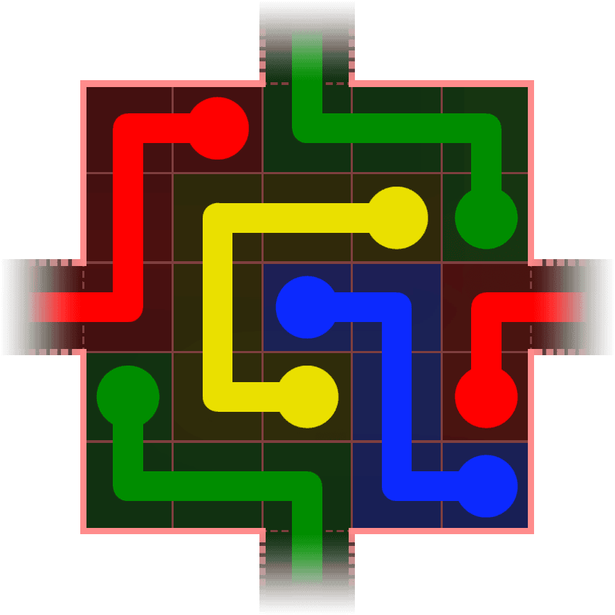 Flow Free Warps 331 Solution
