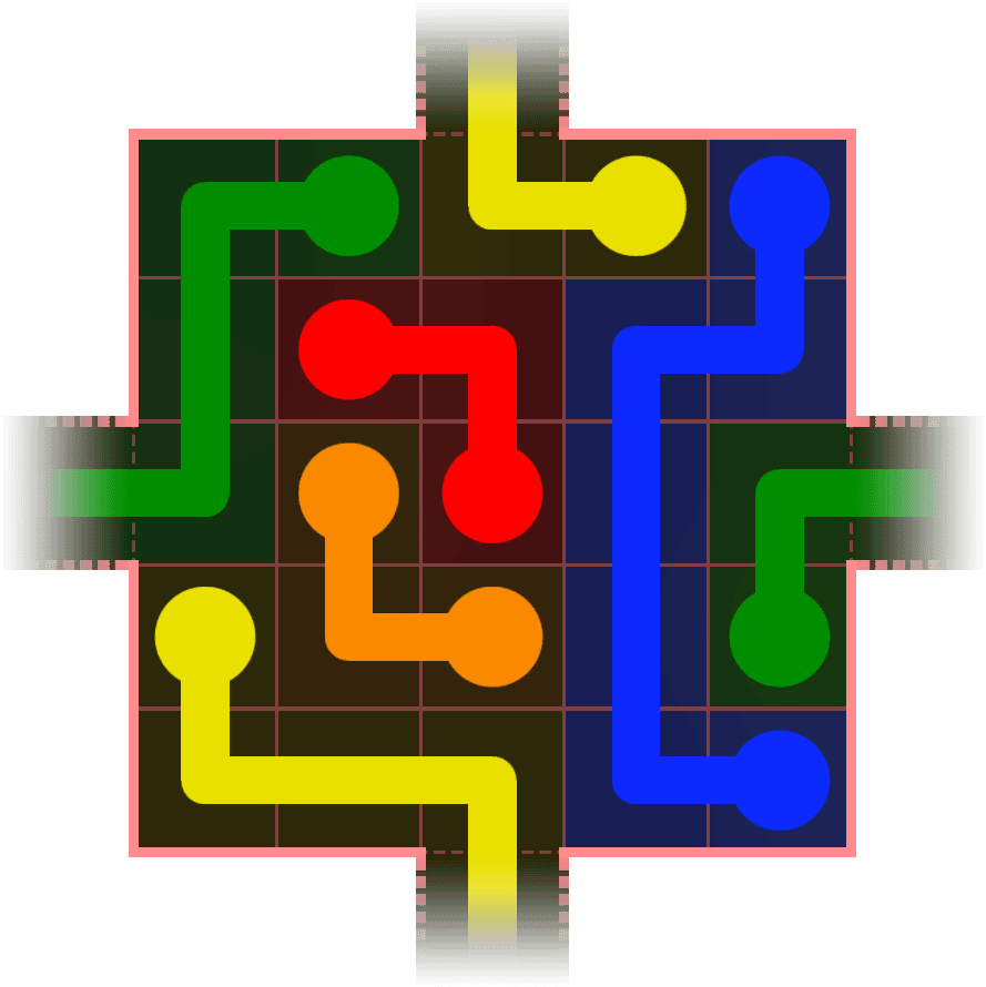 Flow Free Warps 332 Solution