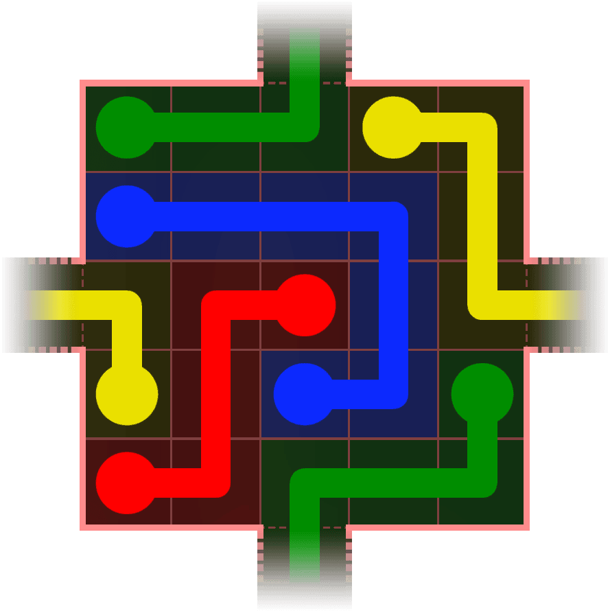 Flow Free Warps 333 Solution