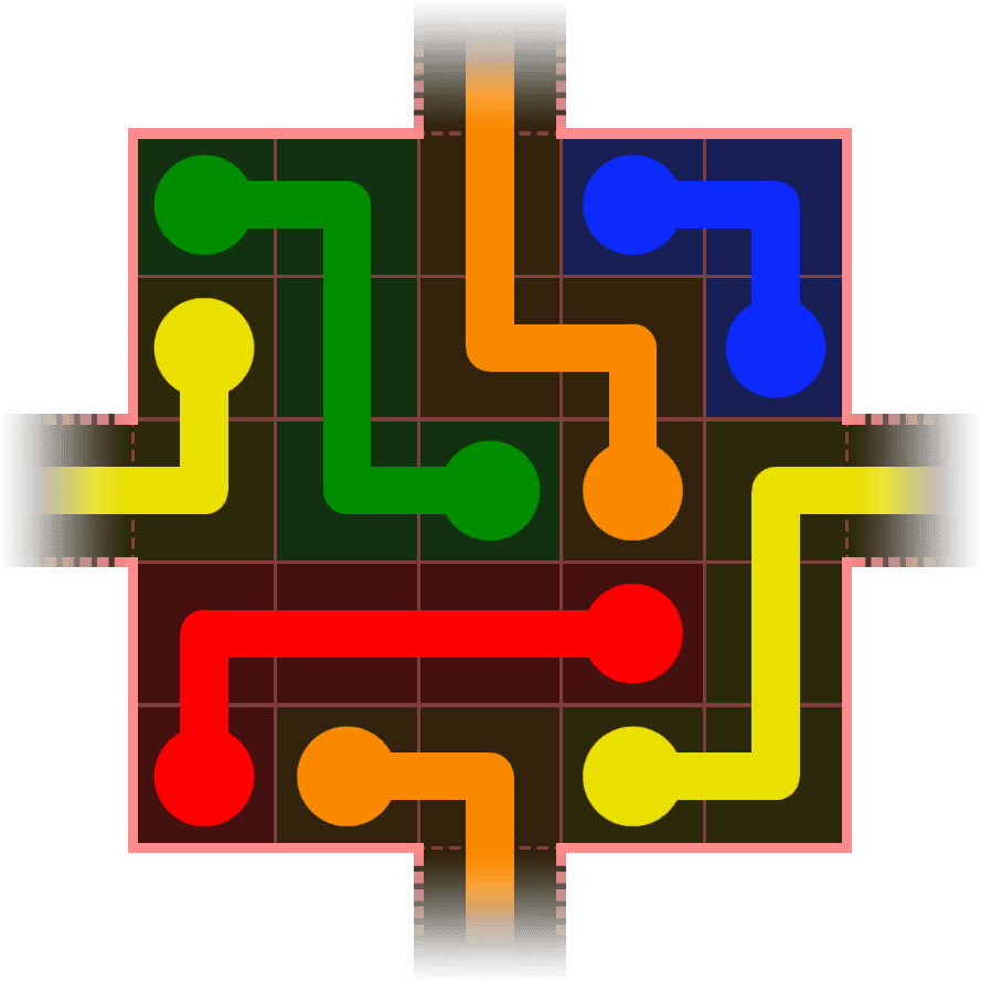 Flow Free Warps 336 Solution