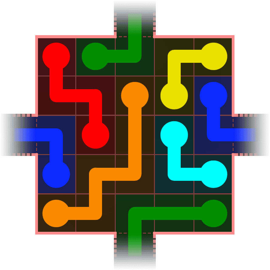 Flow Free Warps 337 Solution