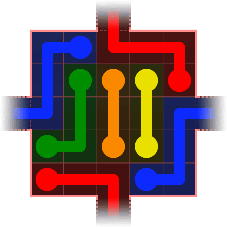 Flow Free Warps 344 Solution