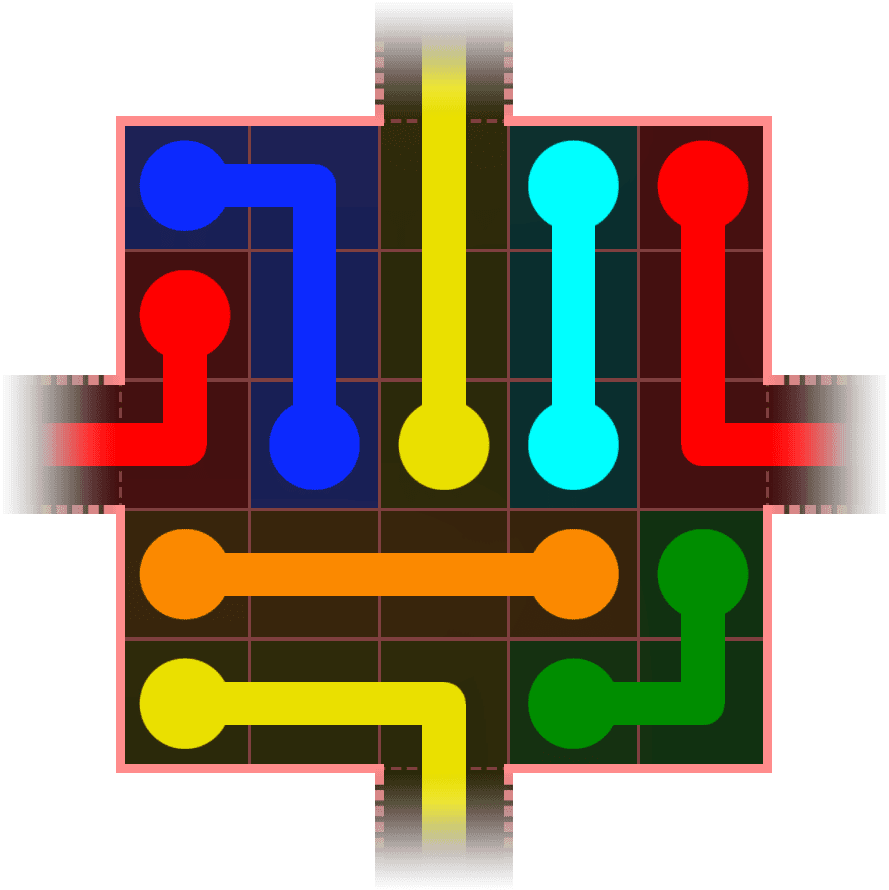 Flow Free Warps 347 Solution