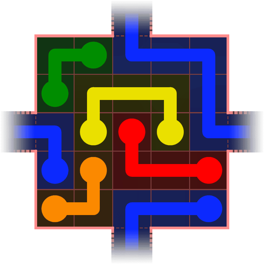 Flow Free Warps 356 Solution