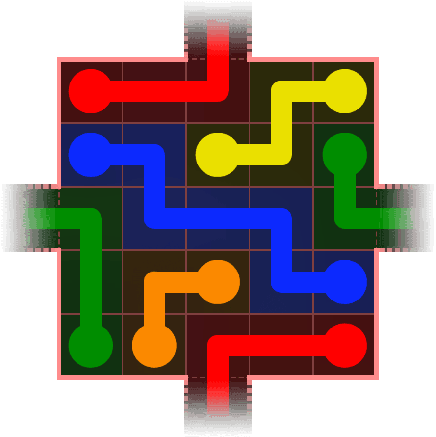 Flow Free Warps 358 Solution