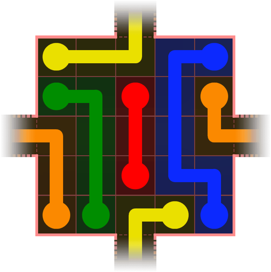 Flow Free Warps 360 Solution