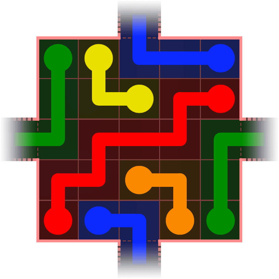 Flow Free Warps 362 Solution