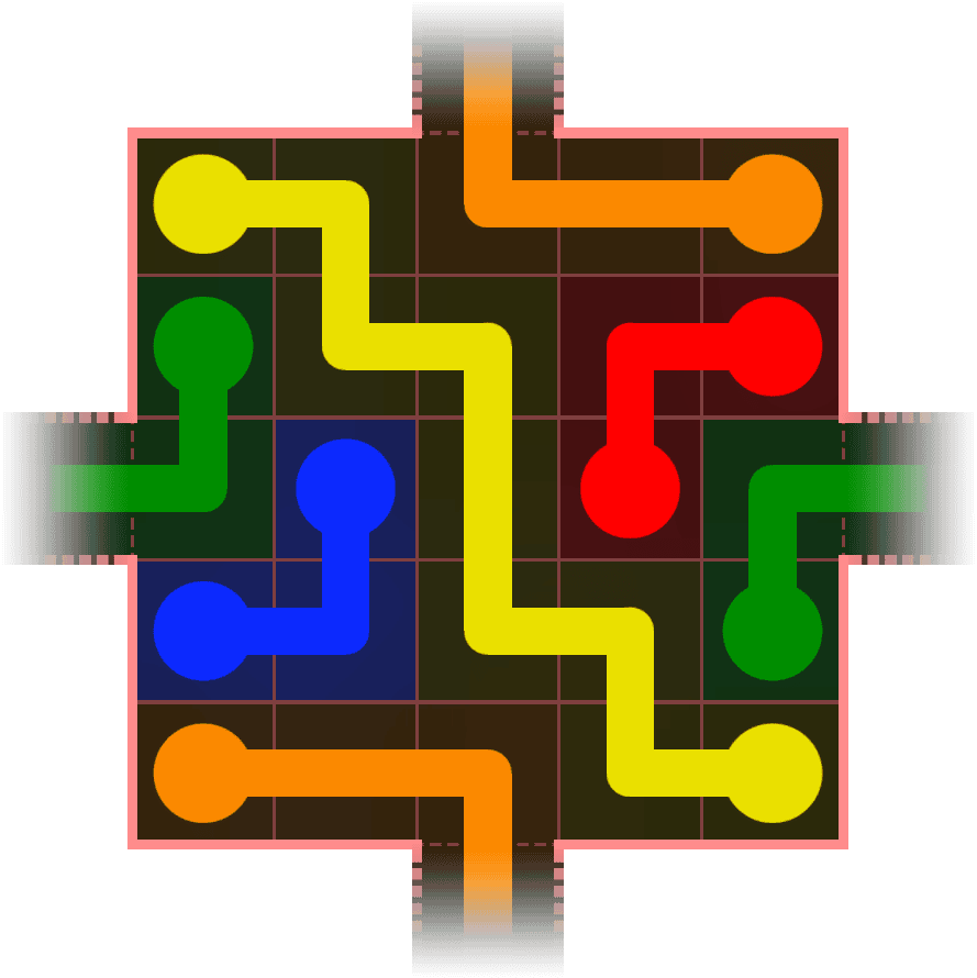 Flow Free Warps 363 Solution