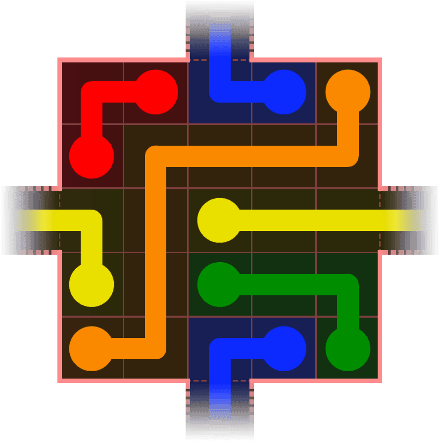 Flow Free Warps 365 Solution