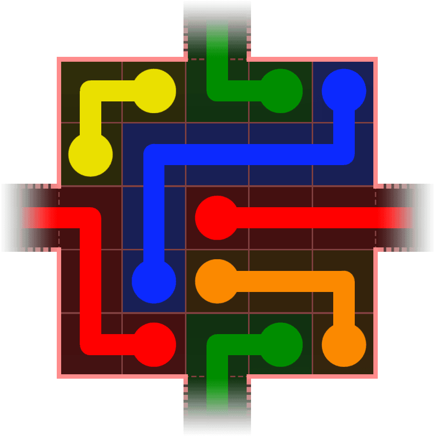 Flow Free Warps 371 Solution