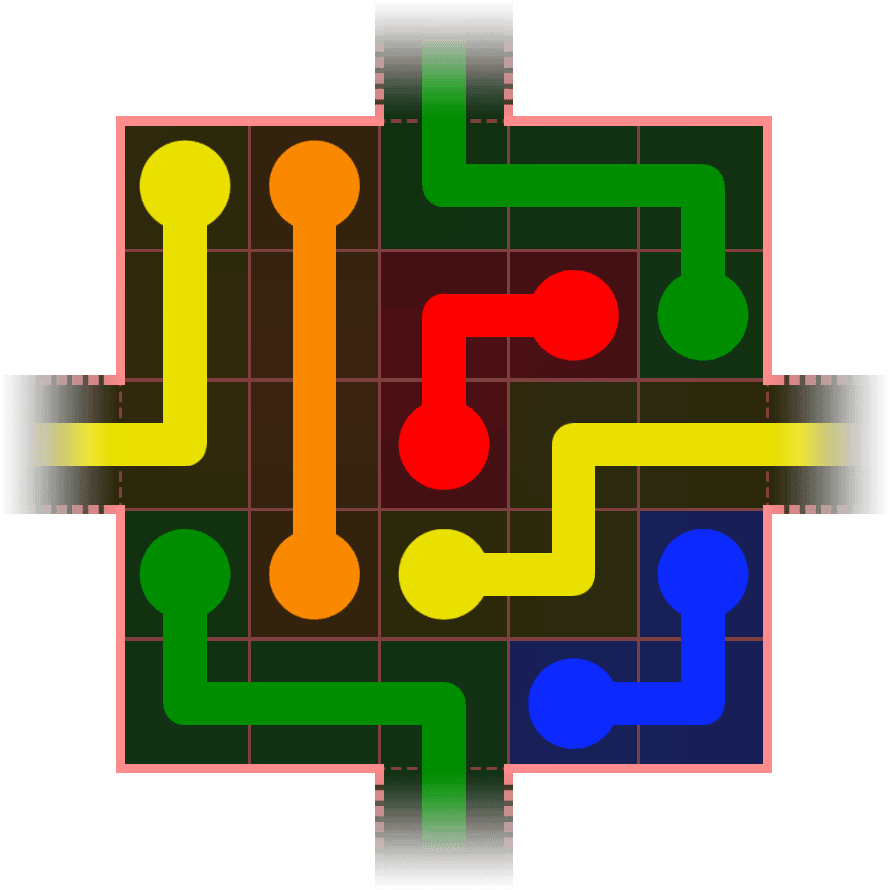 Flow Free Warps 375 Solution