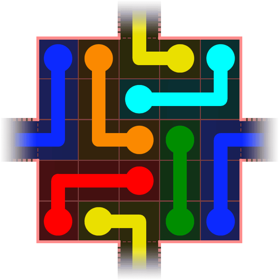 Flow Free Warps 376 Solution