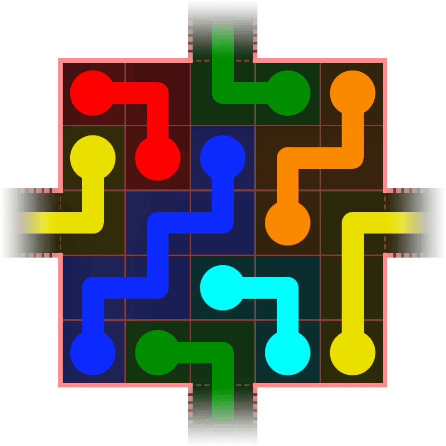 Flow Free Warps 386 Solution