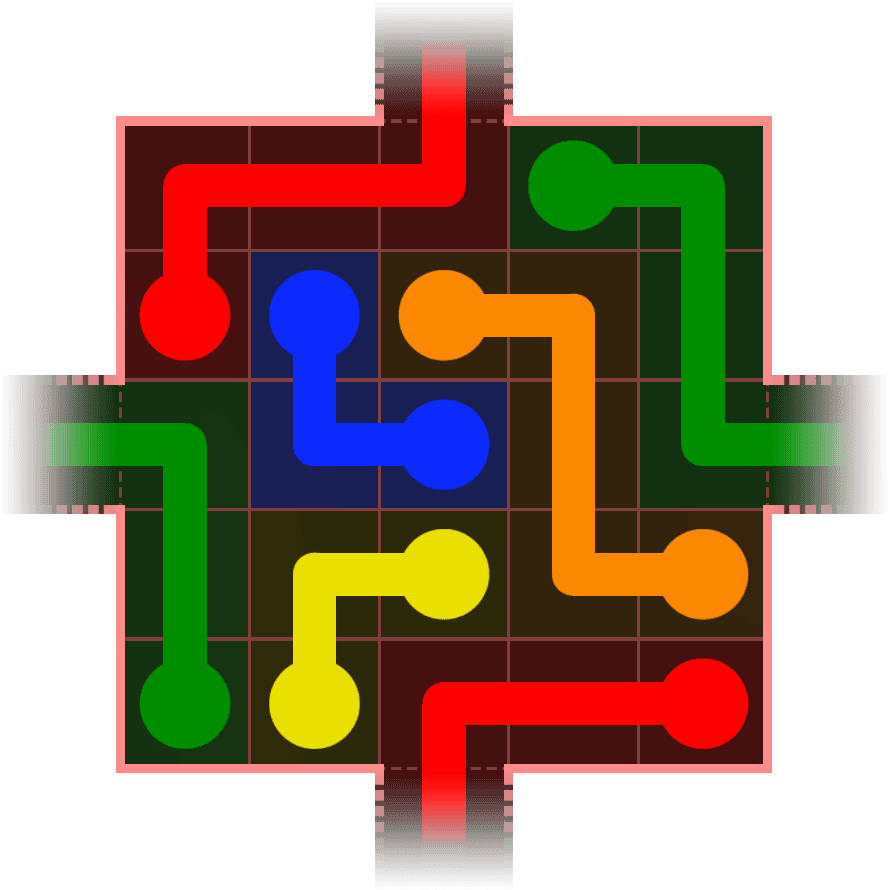 Flow Free Warps 387 Solution