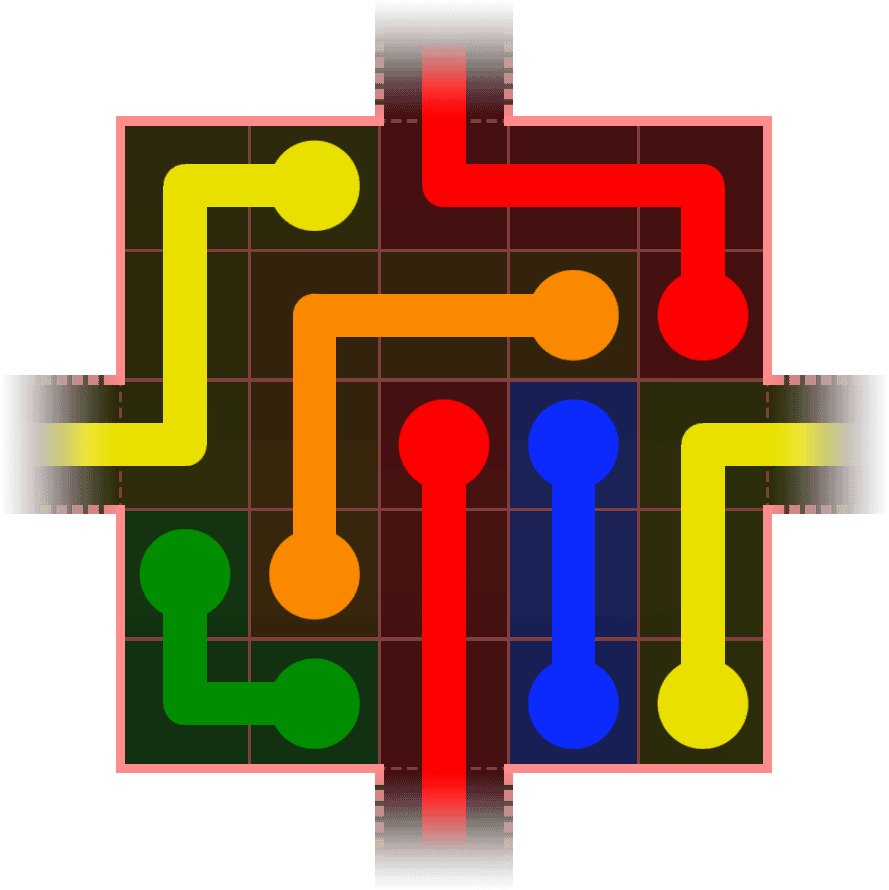 Flow Free Warps 389 Solution