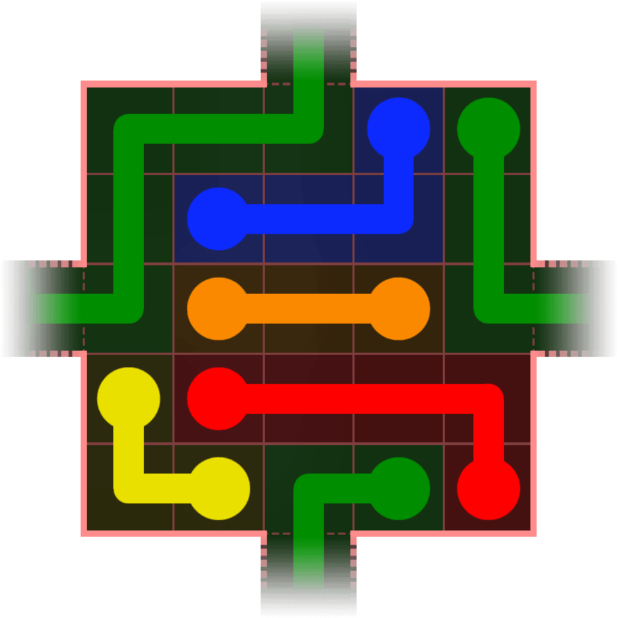 Flow Free Warps 402 Solution