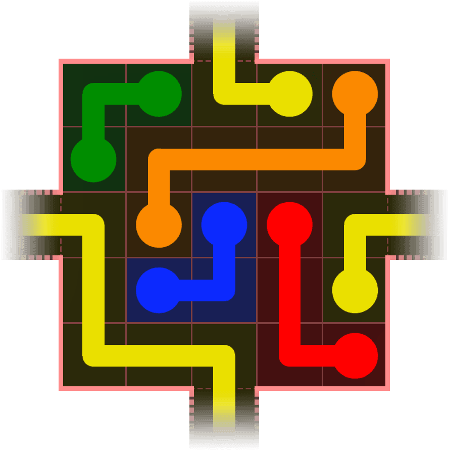 Flow Free Warps 405 Solution