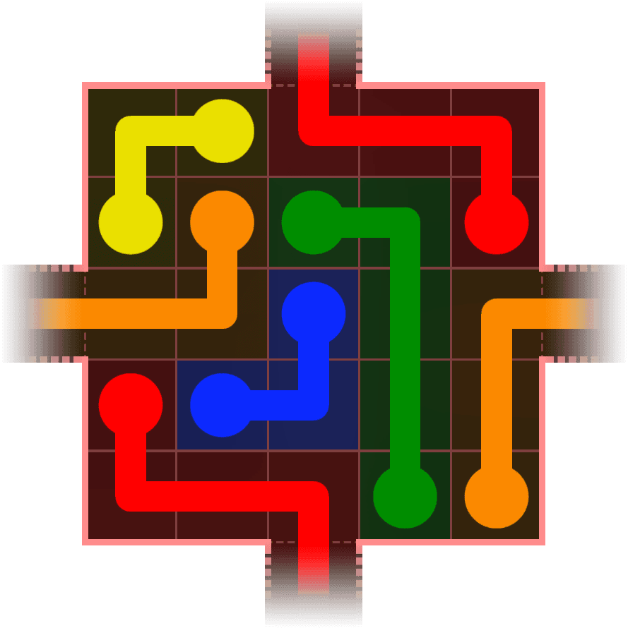 Flow Free Warps 415 Solution
