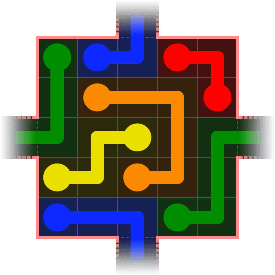 Flow Free Warps 417 Solution