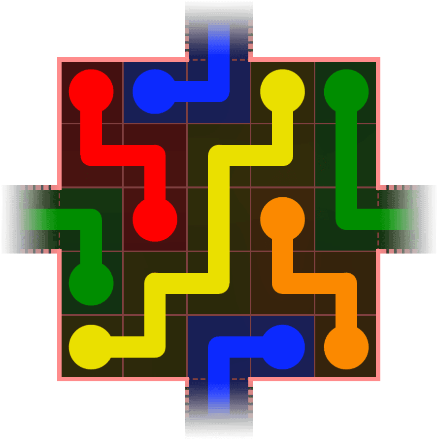 Flow Free Warps 419 Solution