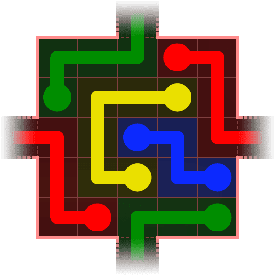 Flow Free Warps 395 Solution