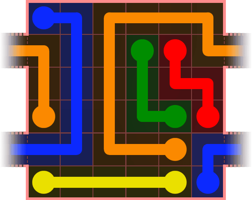 Flow Free Warps 461 Solution
