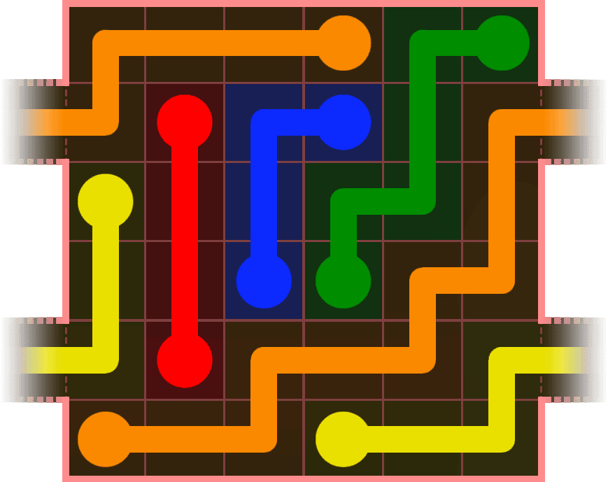 Flow Free Warps 462 Solution