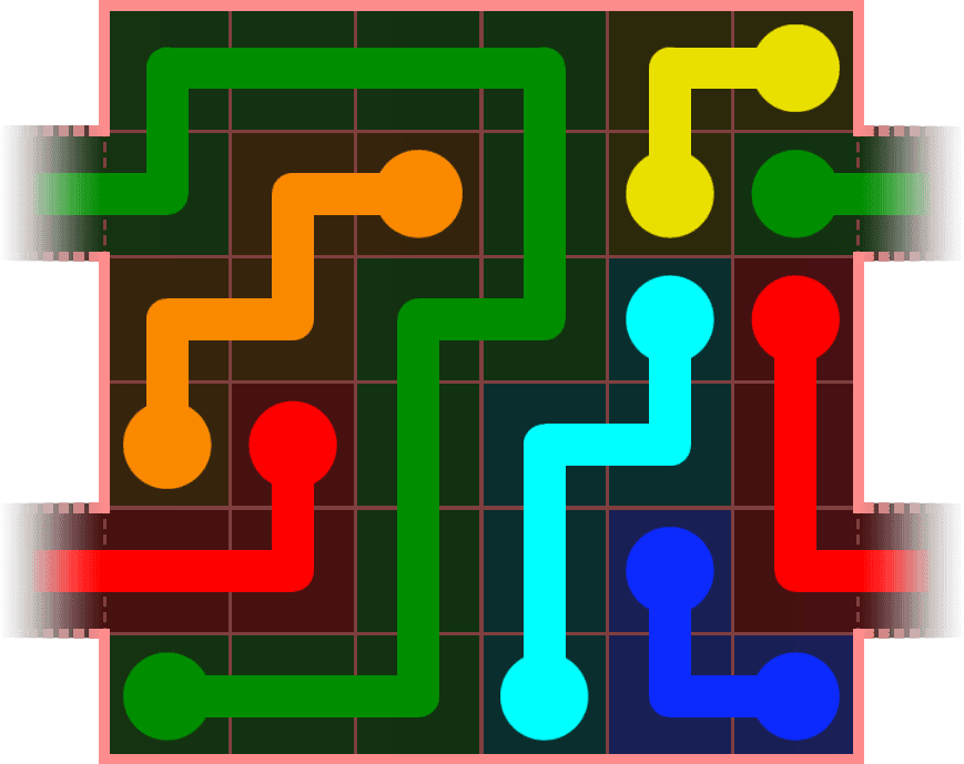 Flow Free Warps 473 Solution