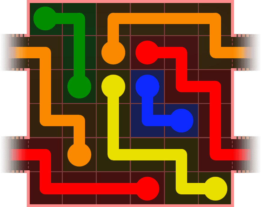 Flow Free Warps 475 Solution